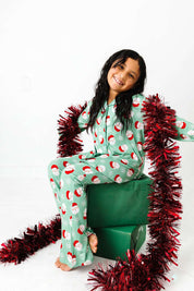 Old Saint Nick Girls Lounge Flare Set