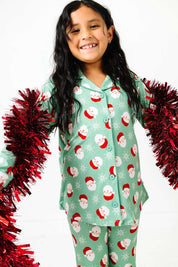 Old Saint Nick Girls Lounge Flare Set