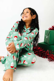 Old Saint Nick Girls Lounge Flare Set