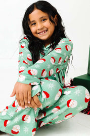 Old Saint Nick Girls Lounge Flare Set