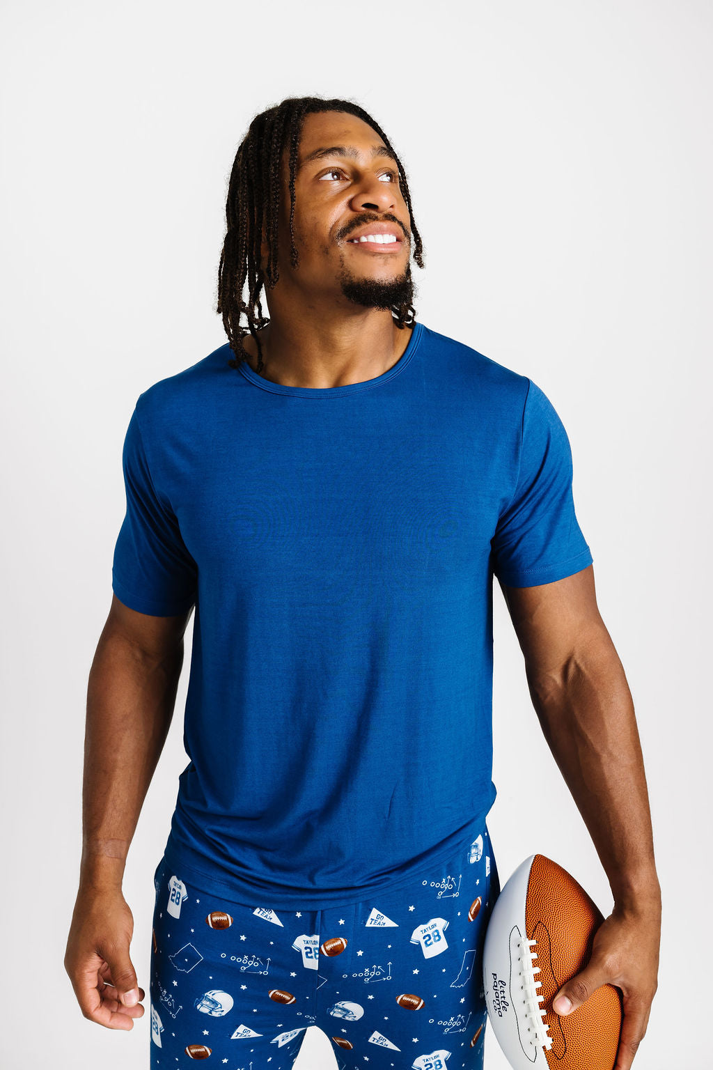LPC X Jonathan Taylor Mens Blue Pajama Shirt [PREORDER Ships early Dec]