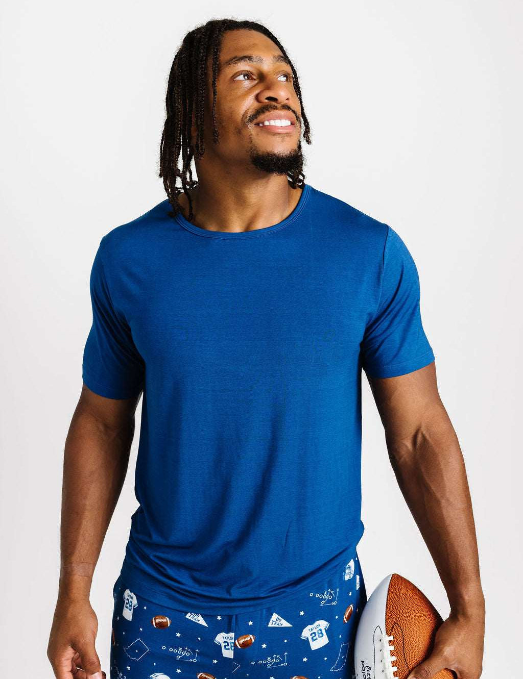 LPC X Jonathan Taylor Mens Blue Pajama Shirt- PREORDER Ships in December