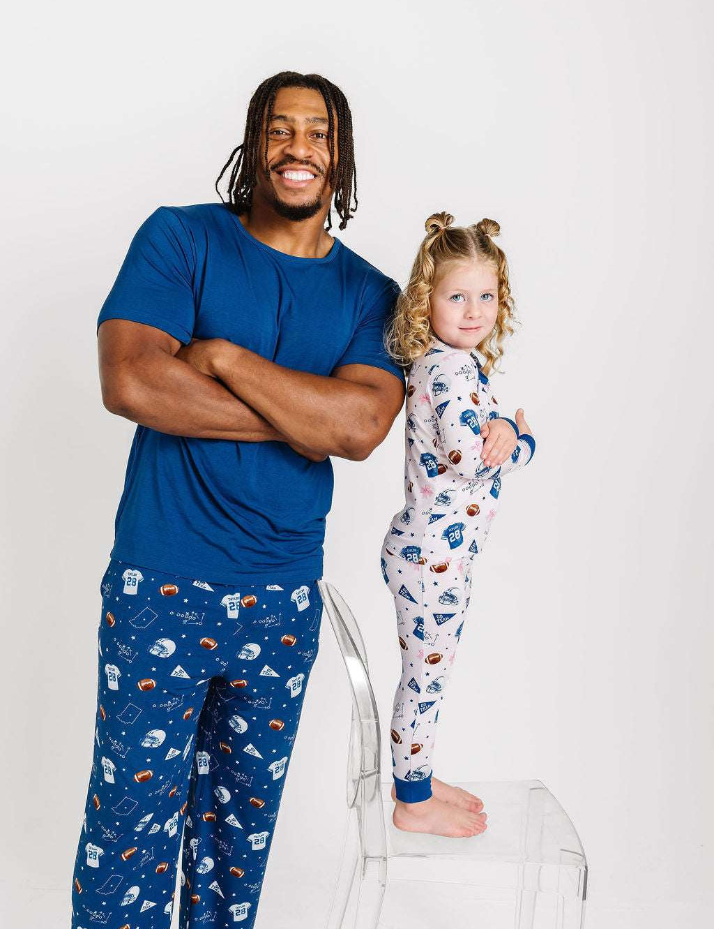 LPC X Jonathan Taylor Pink Two Piece Pajama Set- PREORDER Ships in December