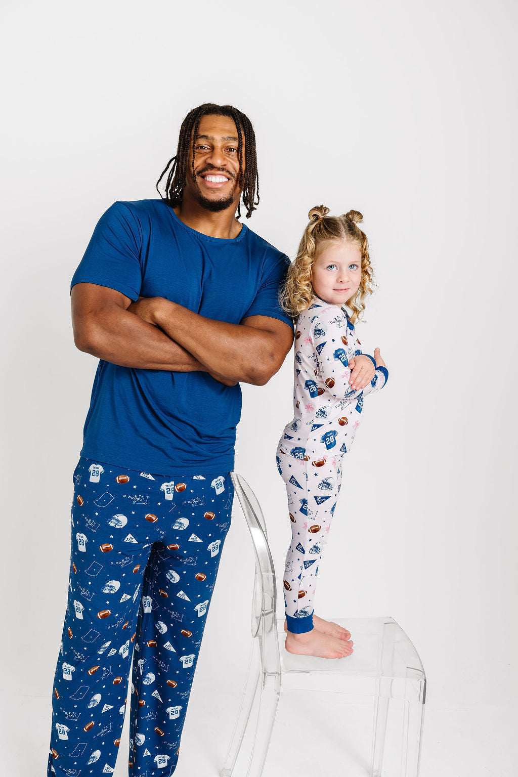 LPC X Jonathan Taylor Pink Two Piece Pajama Set- PREORDER Ships in December