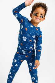 LPC X Jonathan Taylor Blue Two Piece Pajama Set- PREORDER Ships in December