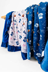 LPC X Jonathan Taylor Blue Plush Blanket- PREORDER Ships in December