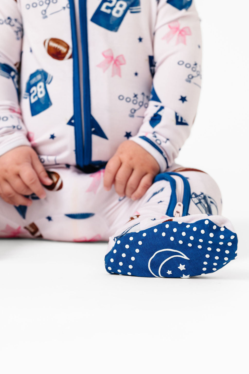 LPC X Jonathan Taylor Pink Zipper Onesie- PREORDER Ships in December