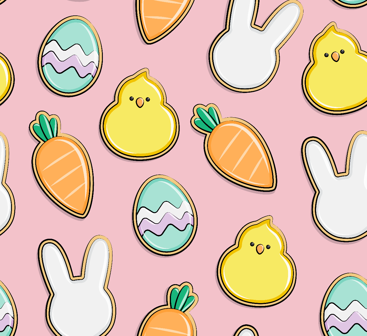 Pink Easter Zipper Onesie