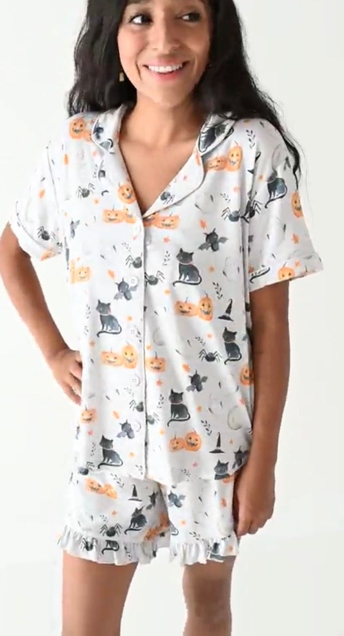 Boo Crew Cuties Women's Short Set