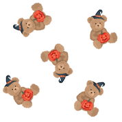 Halloween Bear Plush Blanket