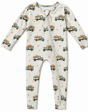 Harvest Pumpkins + Harvest Trucks Zipper Onesie
