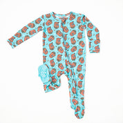 Popcorn Footed Onesie
