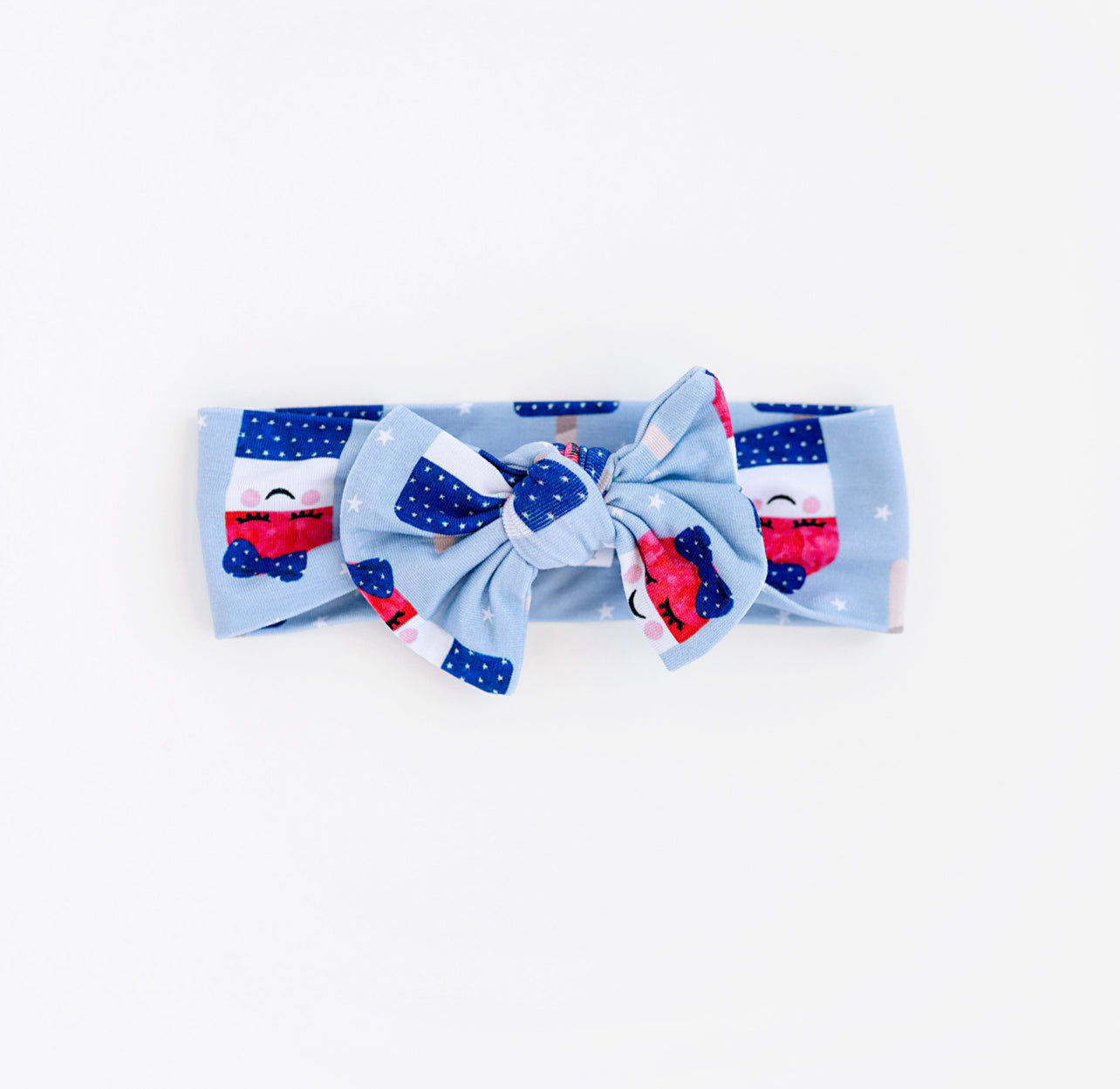 Patriotic Popsicle Knot Bow