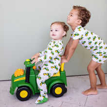 Load image into Gallery viewer, Tractor footed Onesie
