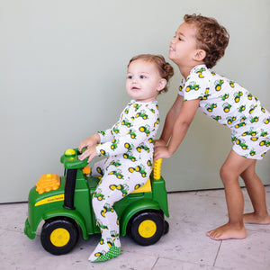 Tractor footed Onesie