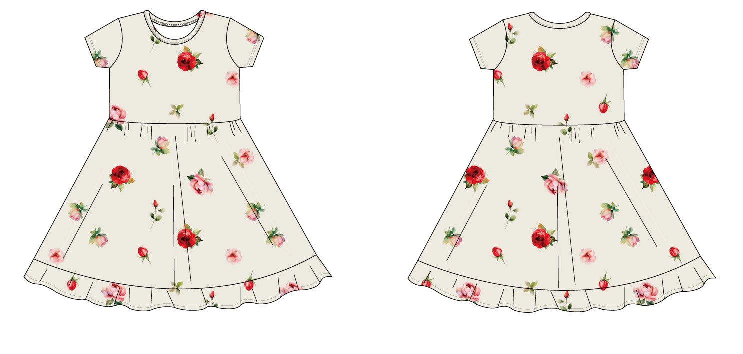 Roses Twirll Dress