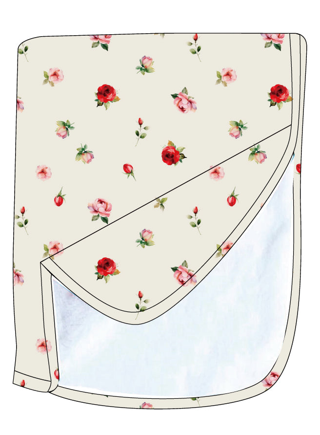 Roses Plush Blanket