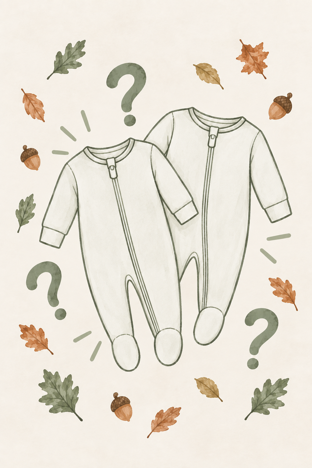 Fall Mystery Grab Bag Zipper Onesie BOY