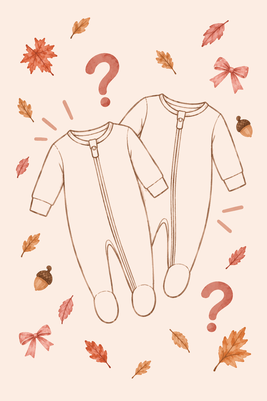 Fall Mystery Grab Bag Zipper Onesie GIRL
