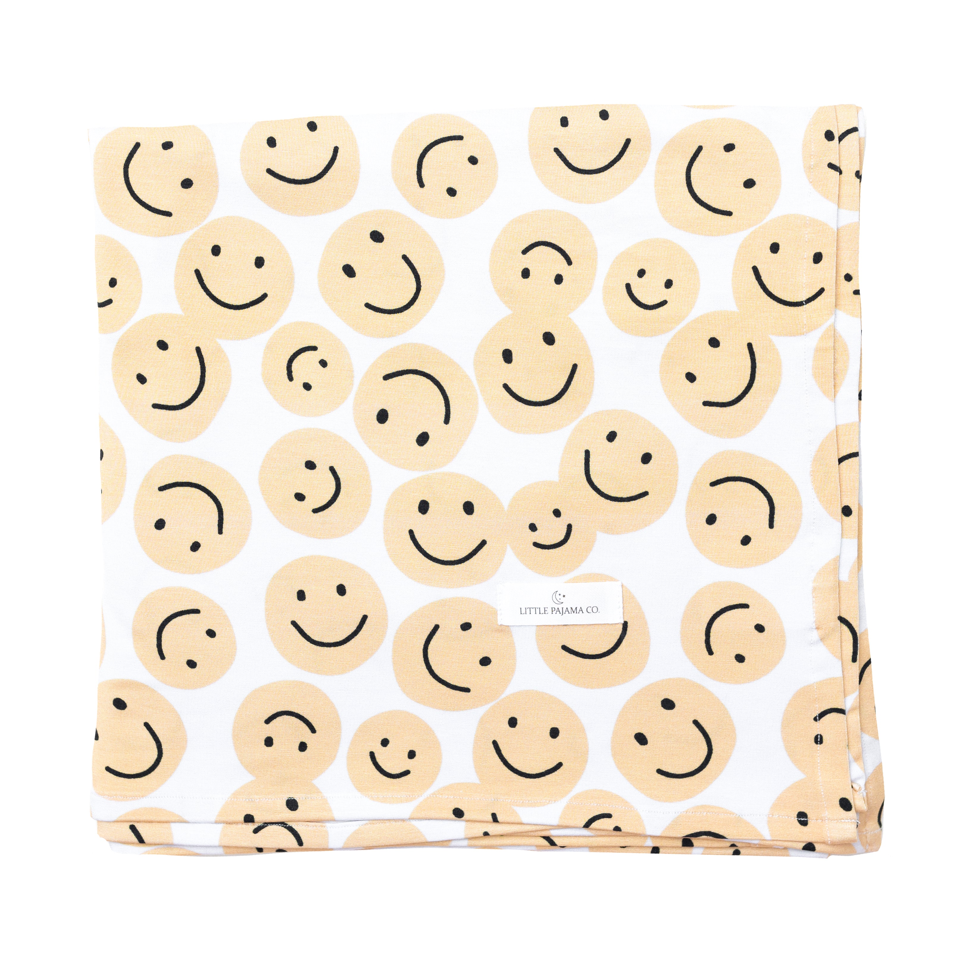 Happy Face Swaddle Little Pajama Co