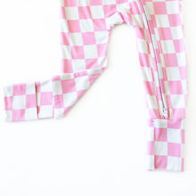 Load image into Gallery viewer, Pink Checker Romper
