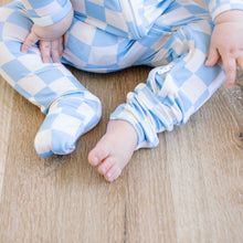 Load image into Gallery viewer, Blue Checker Romper
