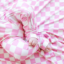 Load image into Gallery viewer, Pink Checker Romper
