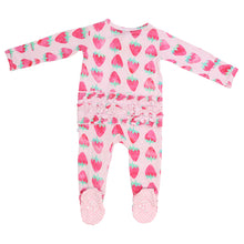 Load image into Gallery viewer, Strawberry Footed One Piece
