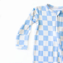 Load image into Gallery viewer, Blue Checker Romper

