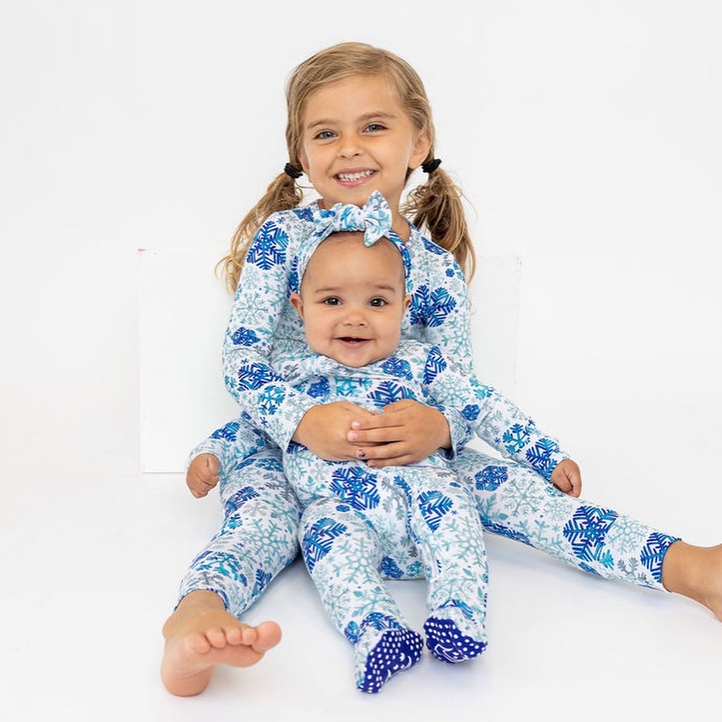 Snowflake Zipper Onesie