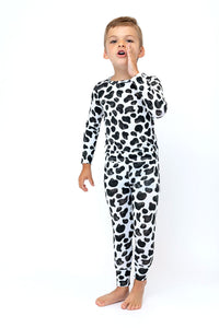 Cow Two-Piece Long Set