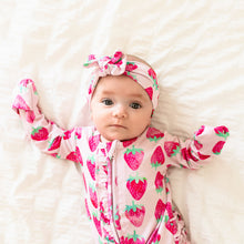 Load image into Gallery viewer, Strawberry Footed One Piece
