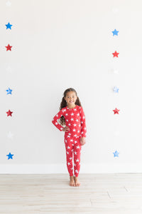 Red Star Two-Piece Long Set