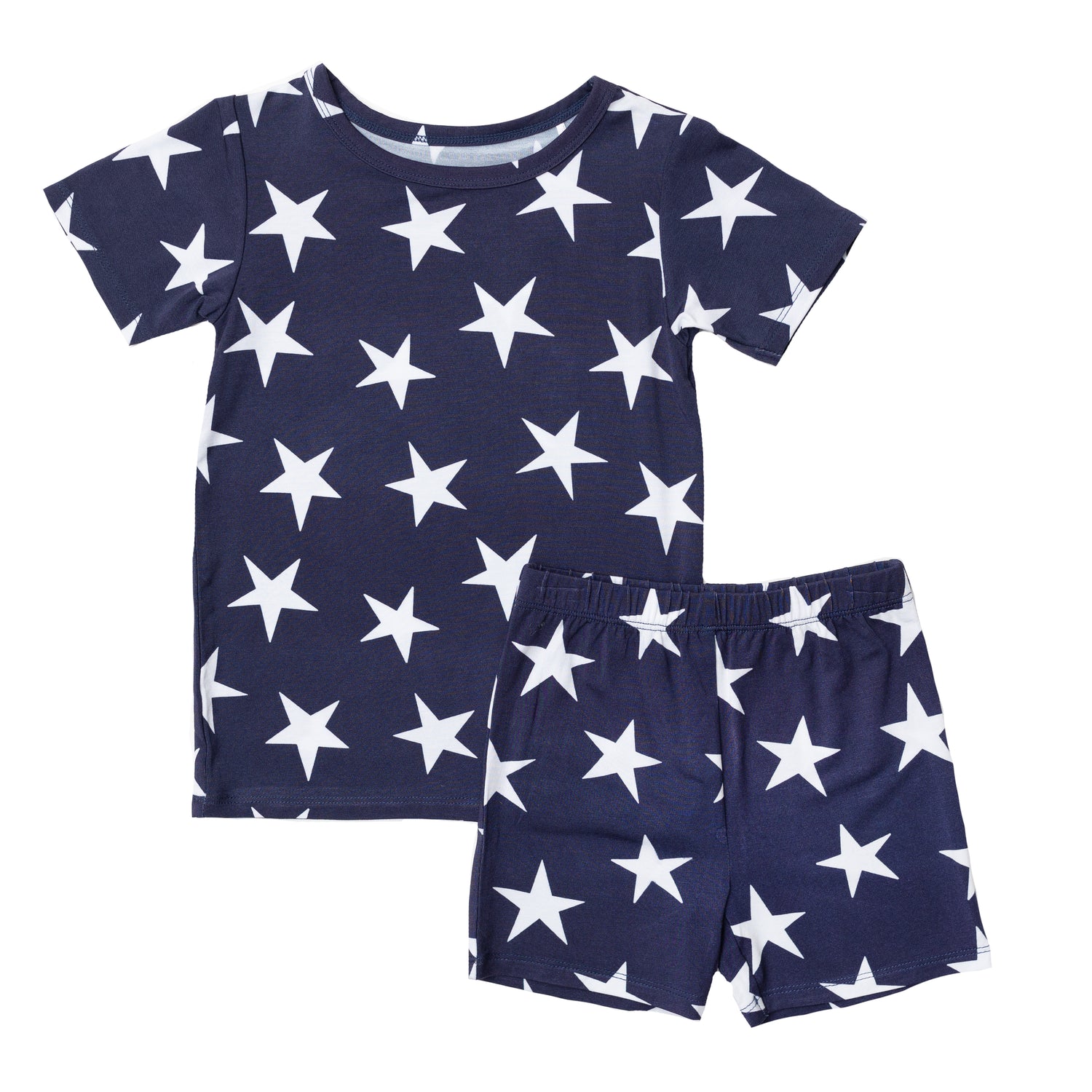 Navy Star Regular Short Set