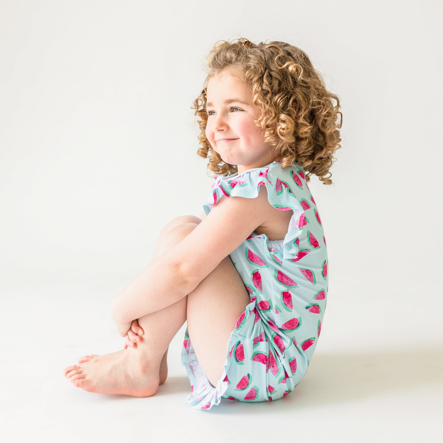 Watermelon Ruffle Short Set