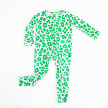 Load image into Gallery viewer, Green Leopard Romper
