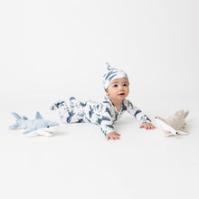 Load image into Gallery viewer, Shark Footed Onesie
