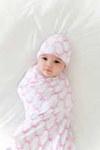 Load image into Gallery viewer, Pink Bow Swaddle
