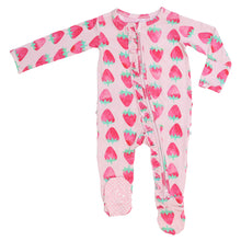 Load image into Gallery viewer, Strawberry Footed One Piece
